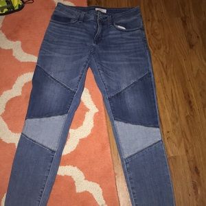 patch work jeans